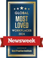 הלוגו של Global Most Loved Workplaces 2024